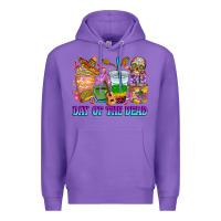 Purple Day of the dead coffee cups Premium Hoodie - RanaPortraitStore