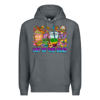 Rock Day of the dead coffee cups Premium Hoodie - RanaPortraitStore