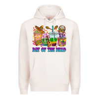 Day Of The Dead Coffee Cups Premium Hoodie | Teevron