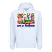 White Day of the dead coffee cups Premium Hoodie - RanaPortraitStore