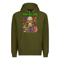 Army Green Day of the dead Premium Hoodie - RanaPortraitStore