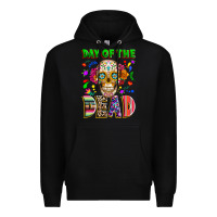 Black Day of the dead Premium Hoodie - RanaPortraitStore