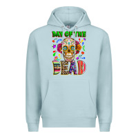 Blue Mist Day of the dead Premium Hoodie - RanaPortraitStore