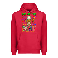 Cardinal Day of the dead Premium Hoodie - RanaPortraitStore