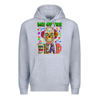 Heather Grey Day of the dead Premium Hoodie - RanaPortraitStore