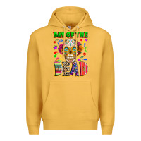 Mustard Day of the dead Premium Hoodie - RanaPortraitStore