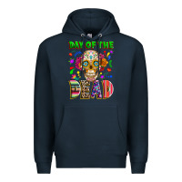 Navy Day of the dead Premium Hoodie - RanaPortraitStore