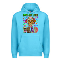 Ocean Blue Day of the dead Premium Hoodie - RanaPortraitStore