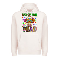 Pale Pink Day of the dead Premium Hoodie - RanaPortraitStore