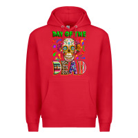 Red Day of the dead Premium Hoodie - RanaPortraitStore