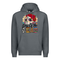 Rock Day of the dead skeleton Premium Hoodie - RanaPortraitStore