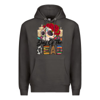 Smoke Day of the dead skeleton Premium Hoodie - RanaPortraitStore