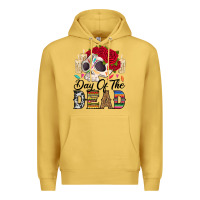 Antique Gold Day of the dead skeleton Premium Hoodie - RanaPortraitStore