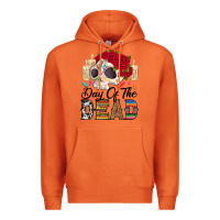 Carrot Day of the dead skeleton Premium Hoodie - RanaPortraitStore