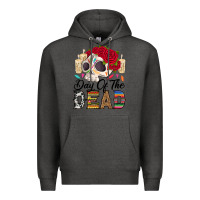 Charcoal Heather Day of the dead skeleton Premium Hoodie - RanaPortraitStore