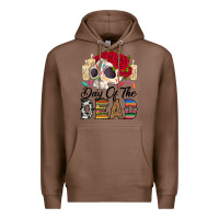 Chestnut Day of the dead skeleton Premium Hoodie - RanaPortraitStore