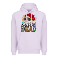 Lilac Day of the dead skeleton Premium Hoodie - RanaPortraitStore