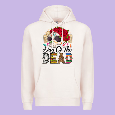 Day Of The Dead Skeleton Premium Hoodie Designed By Ranaportraitstore