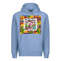Colony Blue Cinco de mayo Premium Hoodie - RanaPortraitStore