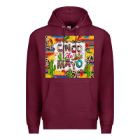 Burgundy Cinco de mayo Premium Hoodie - RanaPortraitStore