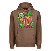 Chestnut Dia de los muertos Premium Hoodie - RanaPortraitStore