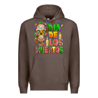 Coffee Dia de los muertos Premium Hoodie - RanaPortraitStore