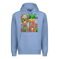 Colony Blue Dia de los muertos Premium Hoodie - RanaPortraitStore