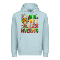Blue Mist Dia de los muertos Premium Hoodie - RanaPortraitStore