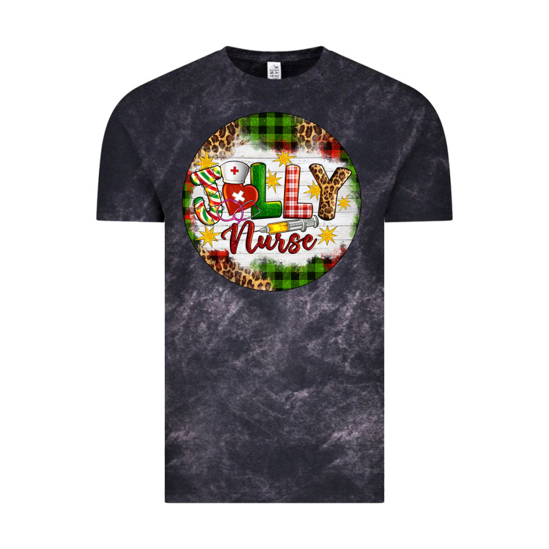 Christmas Jolly Nurse Vintage Tee by Artiststas | Teevron