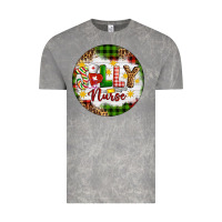 Cloud Rock Christmas Jolly Nurse Vintage Tee - Artiststas