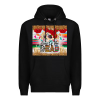 Black Day of the dead skeleton Premium Hoodie - RanaPortraitStore