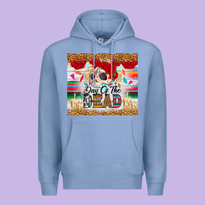 Day Of The Dead Skeleton Premium Hoodie Designed By Ranaportraitstore