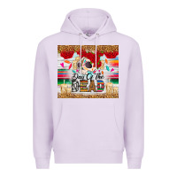 Lilac Day of the dead skeleton Premium Hoodie - RanaPortraitStore