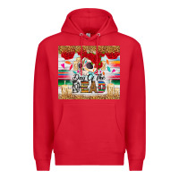 Red Day of the dead skeleton Premium Hoodie - RanaPortraitStore