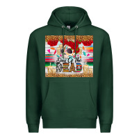 Sports Green Day of the dead skeleton Premium Hoodie - RanaPortraitStore