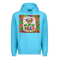 Ocean Blue Day of the dead Premium Hoodie - RanaPortraitStore