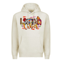Oatmeal Heather Latina vibes Premium Hoodie - RanaPortraitStore