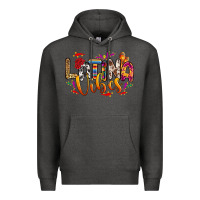 Charcoal Heather Latina vibes Premium Hoodie - RanaPortraitStore