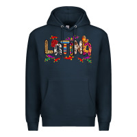 Navy Latina Premium Hoodie - RanaPortraitStore