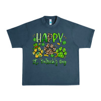 Midnight Navy happy st. patricks day paws Urban Heavy Tee - Artiststas