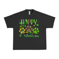 Pigment Black happy st. patricks day paws Urban Heavy Tee - Artiststas