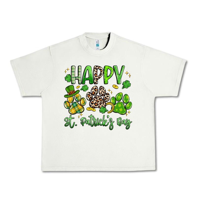 Happy St. Patricks Day Paws Urban Heavy Tee by Artiststas | Teevron