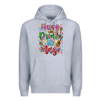 Heather Grey Happy drinko de mayo Premium Hoodie - RanaPortraitStore