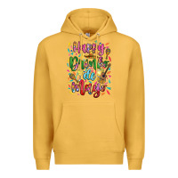 Mustard Happy drinko de mayo Premium Hoodie - RanaPortraitStore