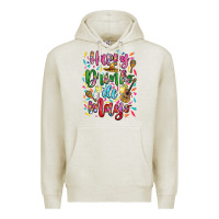 Oatmeal Heather Happy drinko de mayo Premium Hoodie - RanaPortraitStore