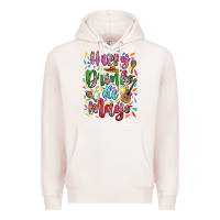 Pale Pink Happy drinko de mayo Premium Hoodie - RanaPortraitStore