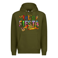 Army Green Let's fiesta Premium Hoodie - RanaPortraitStore
