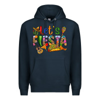 Navy Let's fiesta Premium Hoodie - RanaPortraitStore