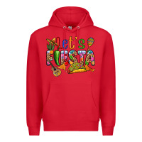 Red Let's fiesta Premium Hoodie - RanaPortraitStore