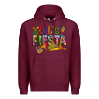 Burgundy Let's fiesta Premium Hoodie - RanaPortraitStore